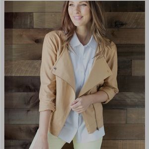 Peach Zuri Moto Jacket size Medium